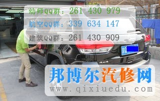 汽车装饰与美容工作环境图