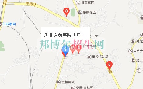 湖北医药学院地图图片