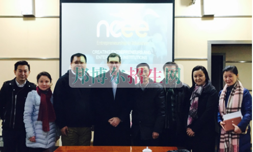 英国国家创新创业教育中心中国委员会(NCEE China)来成都航空职业技术学院交流访问