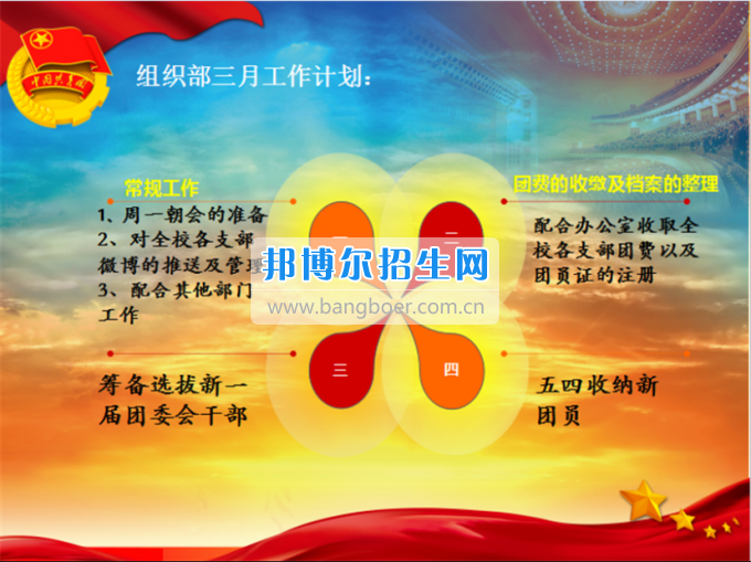 南充师范学校校团委召开2016——2017学年度(下)期第一次学生干部大会