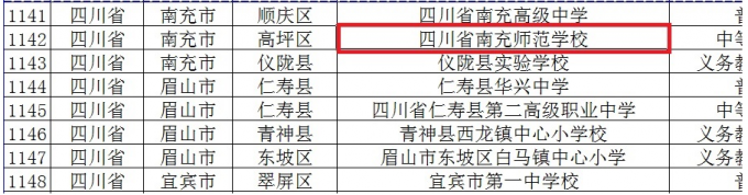 南充师范学校热烈祝贺我校被教育部评为2016年国防教育特色学校