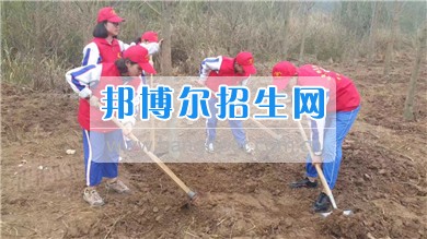 阆中师范学校“大规模绿化全川多彩通道建设阆中行动” 