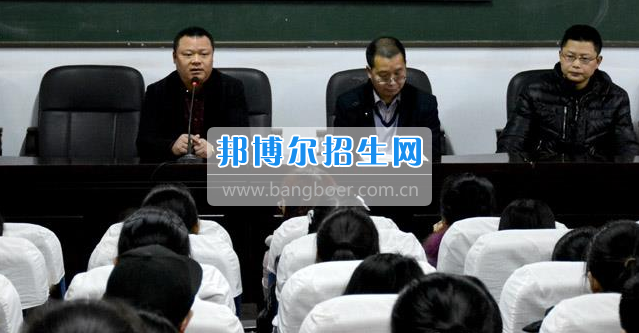 南充市建华职业中学百日誓师决战中考