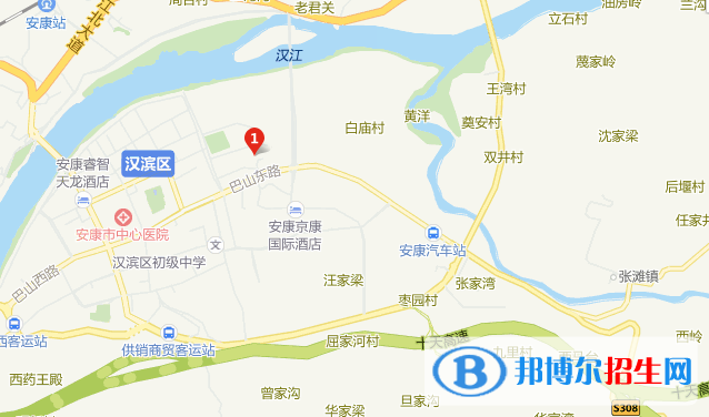 安康地图