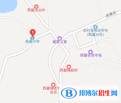 遂宁中区西眉中学地址在哪里