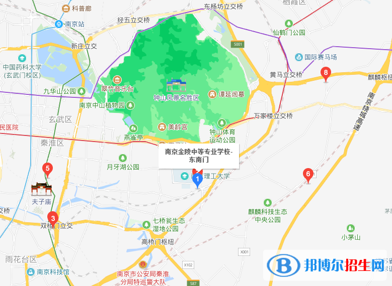 南京金陵高等职业技术学校地址在哪里