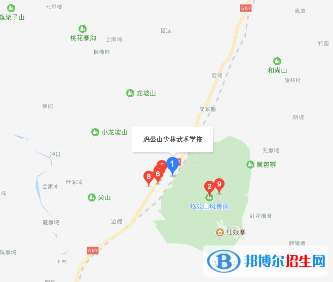 河南信阳鸡公山少林武术学校地址在哪里
