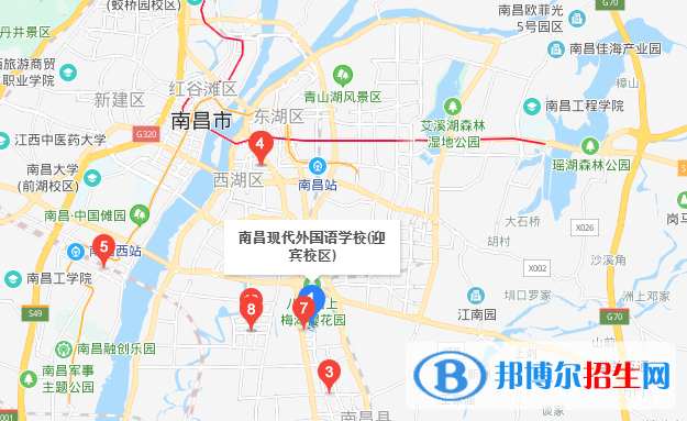 南昌现代外国语学校地址在哪里