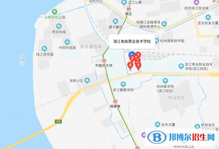 浙江机电职业技术学院地址在哪里