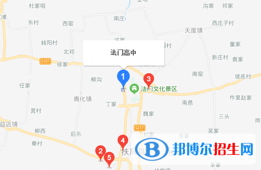 扶风县法门高中地址在哪里