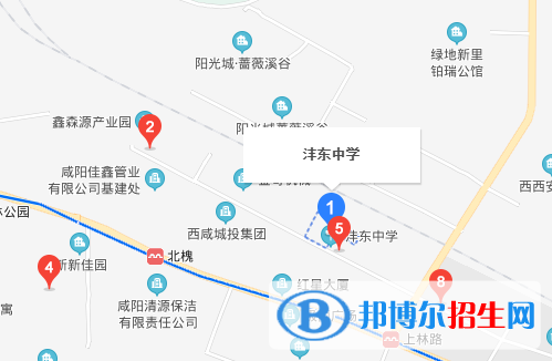  咸阳沣东中学地址在哪里
