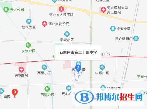  石家庄第二十四中学地址在哪里