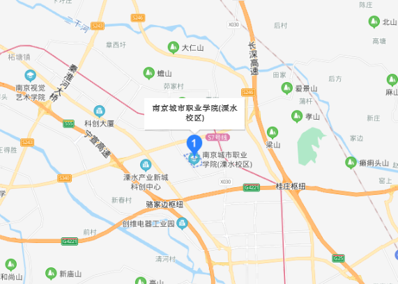 南京城市职业学院地图图片