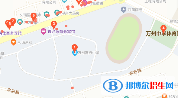 重庆万州高级中学地址在哪里