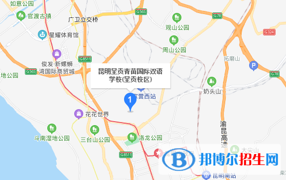 昆明呈贡青苗国际双语学校地址在哪里