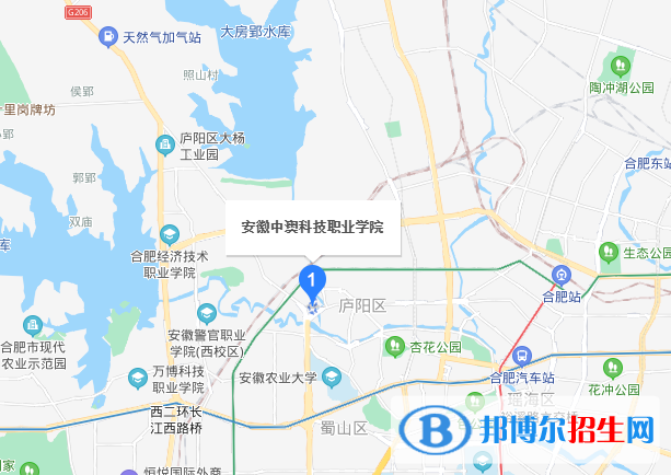 合肥大学地图分布图图片