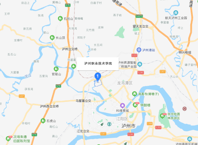 泸州职业技术学院地址在哪里