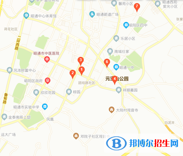 昭通职业技术学校学校地址在哪里