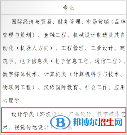 北京工业大学耿丹学院艺术类专业有哪些？（艺术类专业）