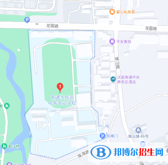 南通市旅游中等专业学校2023年地址在哪里