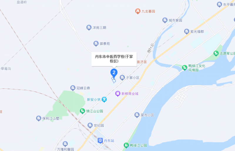 丹东市中医药学校地址，乘车路线