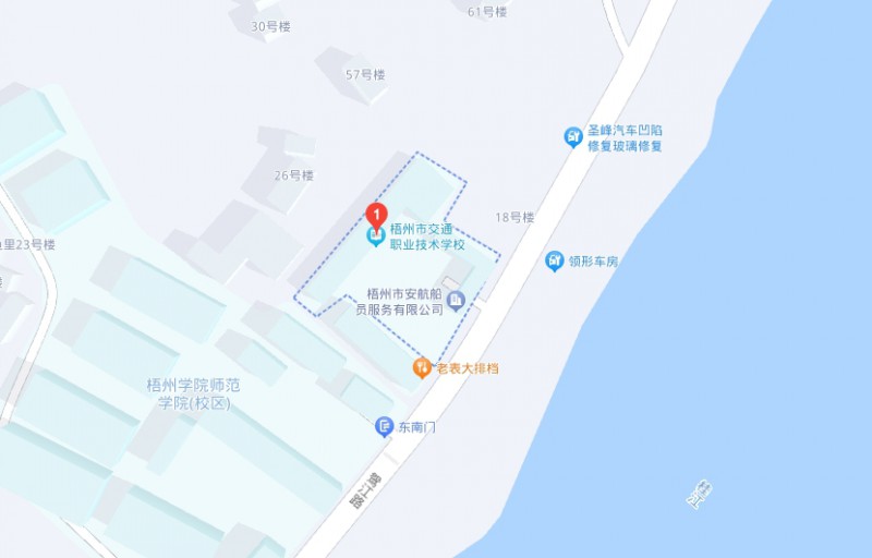 梧州市交通职业技术学校地址，乘车路线