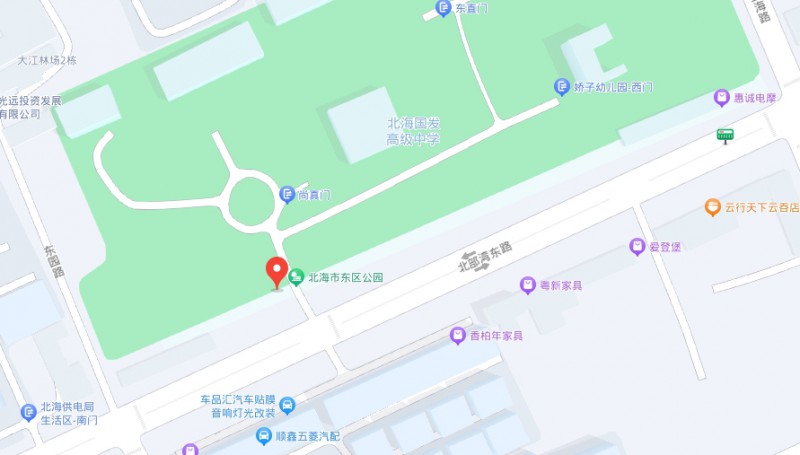 北海国发信息技术学校地址，乘车路线