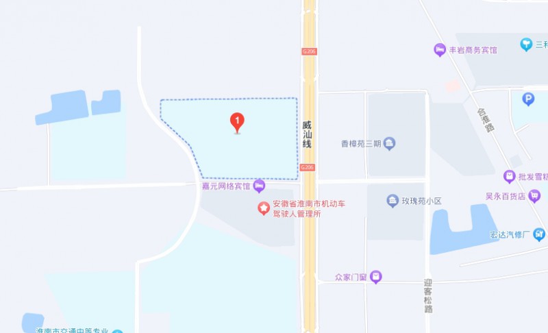 淮南经济技术学校地址，乘车路线