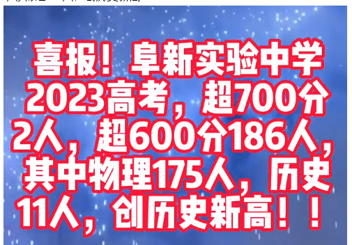 阜新2024年高中学校名单排名最新前十