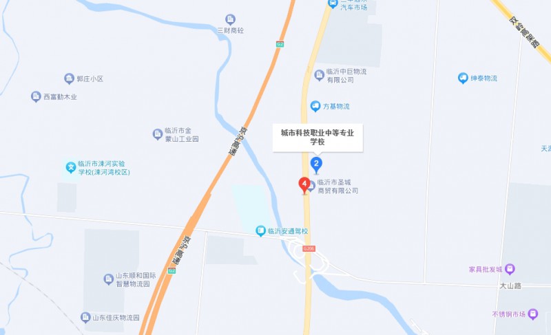 临沂科技普通中等专业学校地址，乘车路线