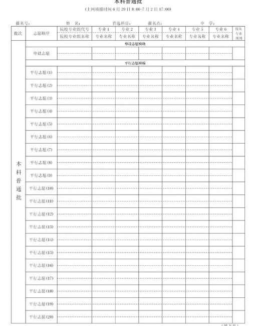 志愿填报时间表湖北 什么时候开始填报志愿