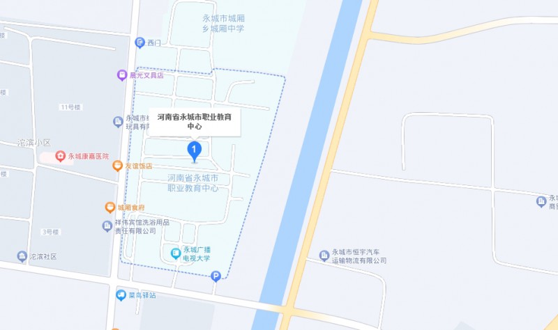 永城市职业教育中心地址，乘车路线