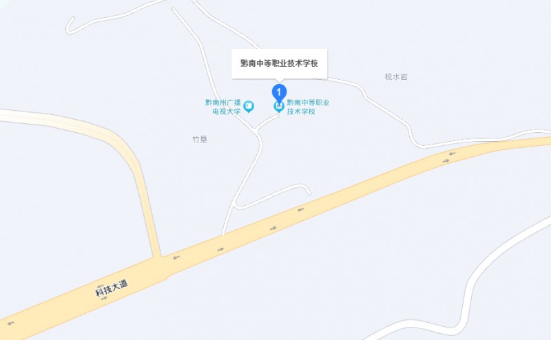 黔南中等职业技术学校地址，乘车路线