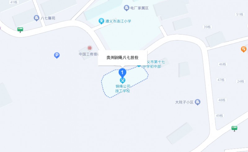 贵州钢绳(集团)有限责任公司技工学校地址，乘车路线