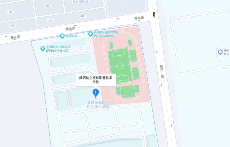 陕西航空医科职业技术学校地址，乘车路线