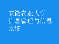 信息管理与信息系统