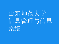 信息管理与信息系统