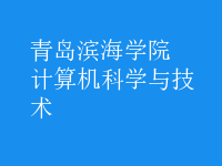 计算机科学与技术