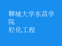 轻化工程
