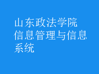 信息管理与信息系统