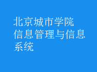 信息管理与信息系统