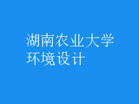 环境设计