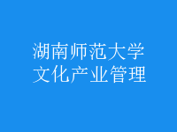 文化产业管理