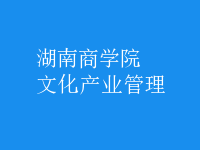文化产业管理