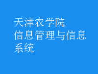 信息管理与信息系统