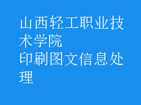 印刷图文信息处理