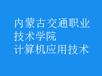 计算机应用技术