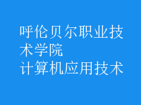 计算机应用技术