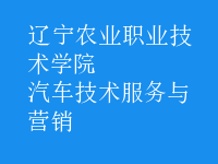 汽车技术服务与营销