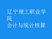 会计与统计核算